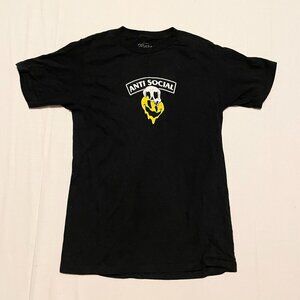 Eighty Eight Brand Anti Social T Shirt Womens Size Small Tee